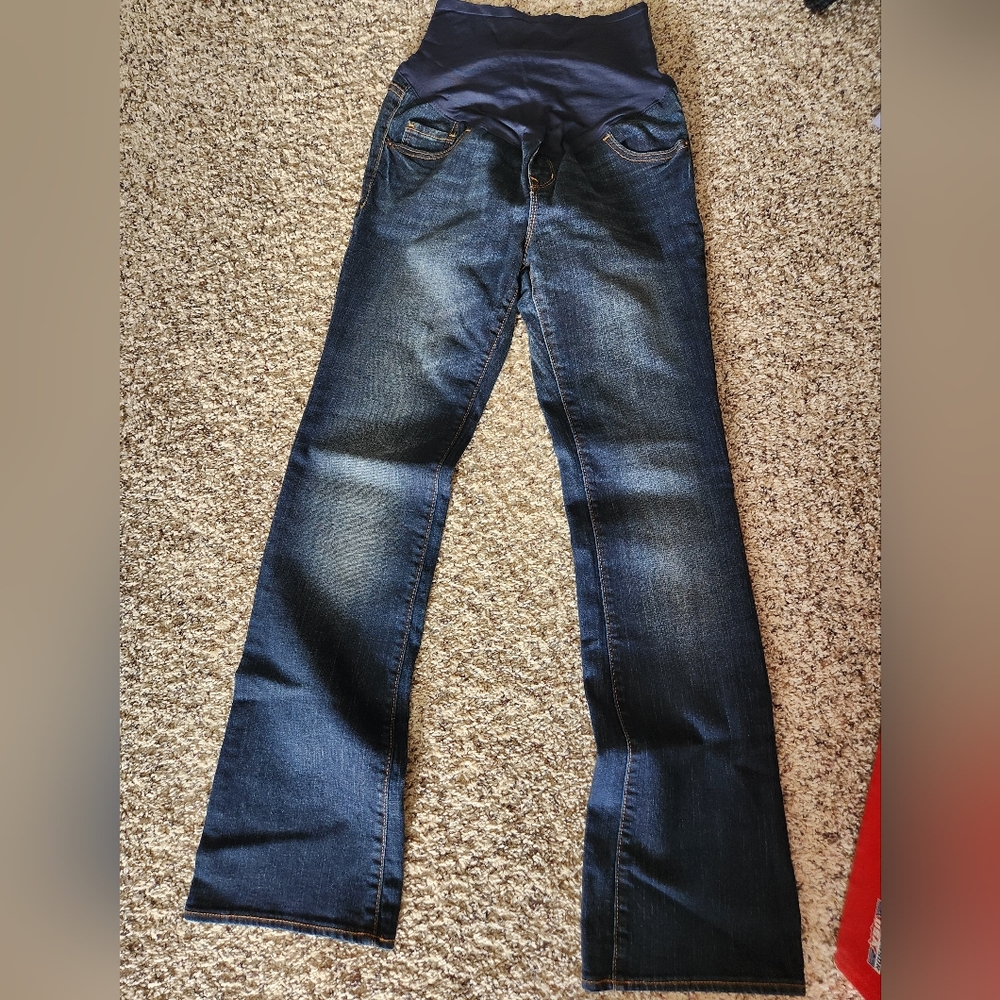 Maternity jeans Old Navy size 4 full panel